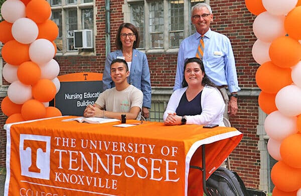 Provost John Zomchick at the opening of the new nursing education building
