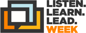 Listen. Learn. Lead Week logo